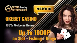 Okebet's 100% Welcome Bonus On First Deposit for New Players 3 Double Your Fun: 100% First Deposit Bonus Up to 1000 Points at Okebet